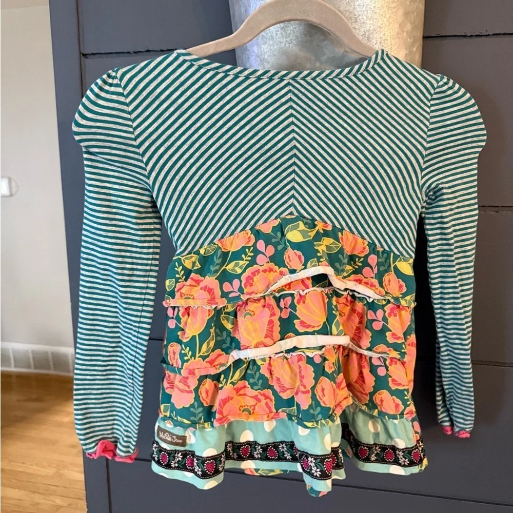 Matilda Jane Gallant Once Upon A Time Ruffle Back Tunic 6 NWOT